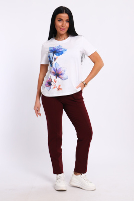 Костюм 74705 бордовый