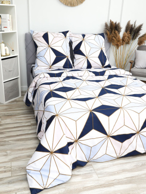 Простыня поплин Галактика белый